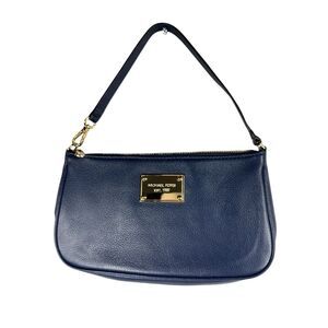 Michael Kors Pebbles‎ Leather Small Purse Blue Color